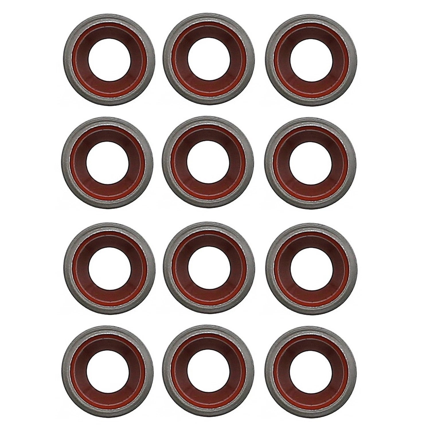 12pc Engine Valve Stem Oil Seal Set for Audi 90 Euro Van Golf Jetta (1984–1992)