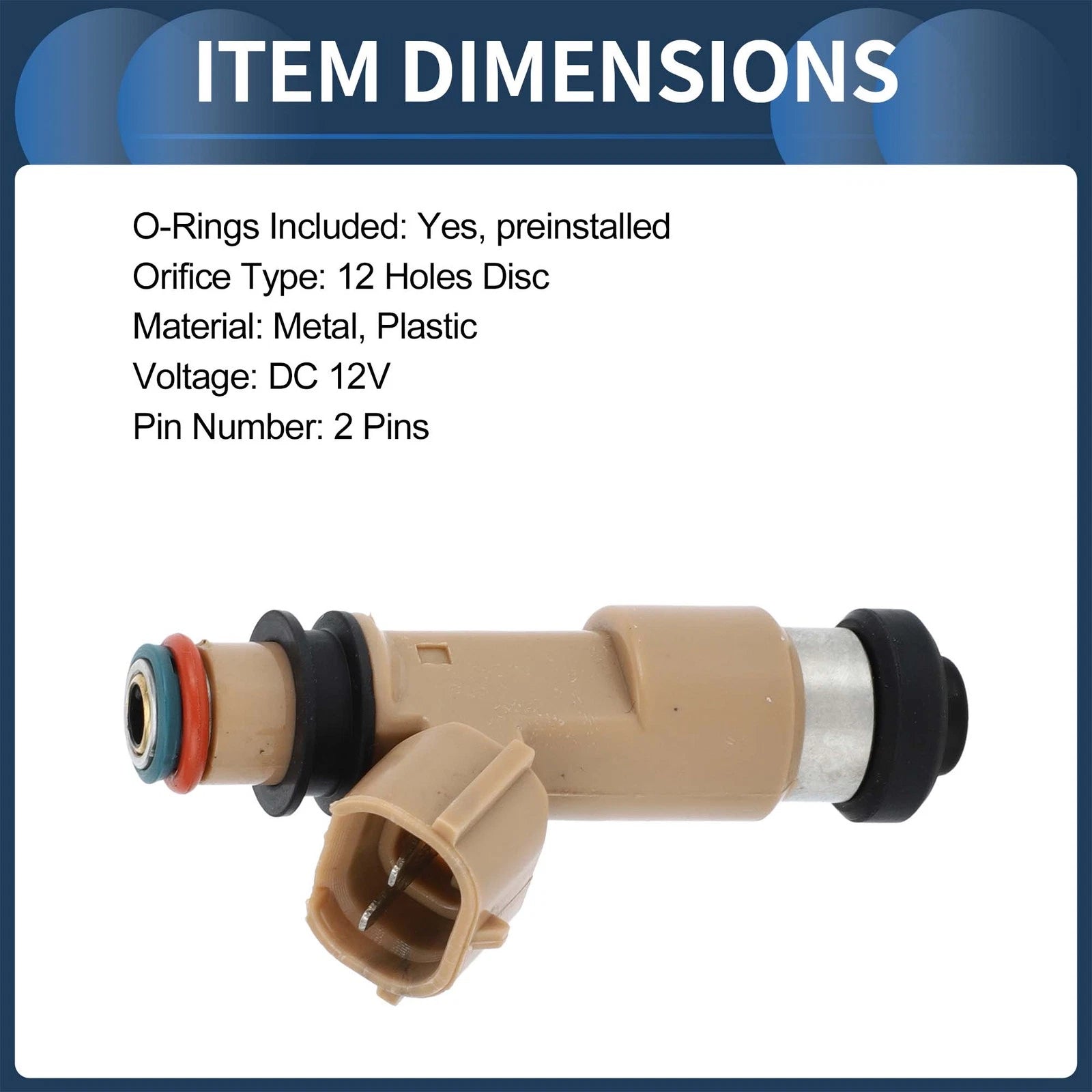 Fuel Injector No.16611-AA680 for Subaru Forester X (2004–2010) 2.5L