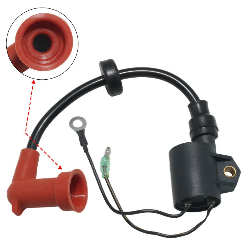 Ignition Coil for Yamaha 25HP 20HP 30HP (25 20 30) 61N-85570-10 61N-85570-00