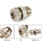 Turbo Oil Pan Drain Adapter Bung Fitting 10AN