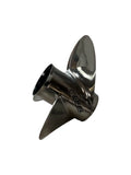 3X 15 3/8 x 18 RH Rebel SS Propeller for Evinrude Johnson (OEM 763988)
