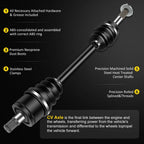 2X Rear CV Axles for Kawasaki Teryx 750 4x4 (2008–2011)