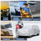Car Cover for Jeep Cherokee (Waterproof, Heavy Duty, UV Protector)