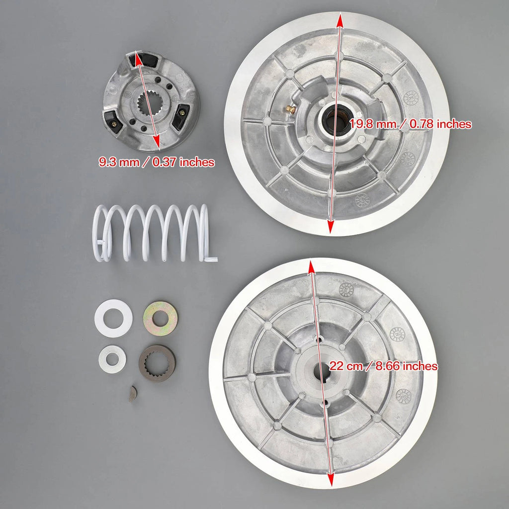 Secondary Driven Clutch for Yamaha Golf Cart G2 G9 G14 G16 G20 G22 (1985–2007)