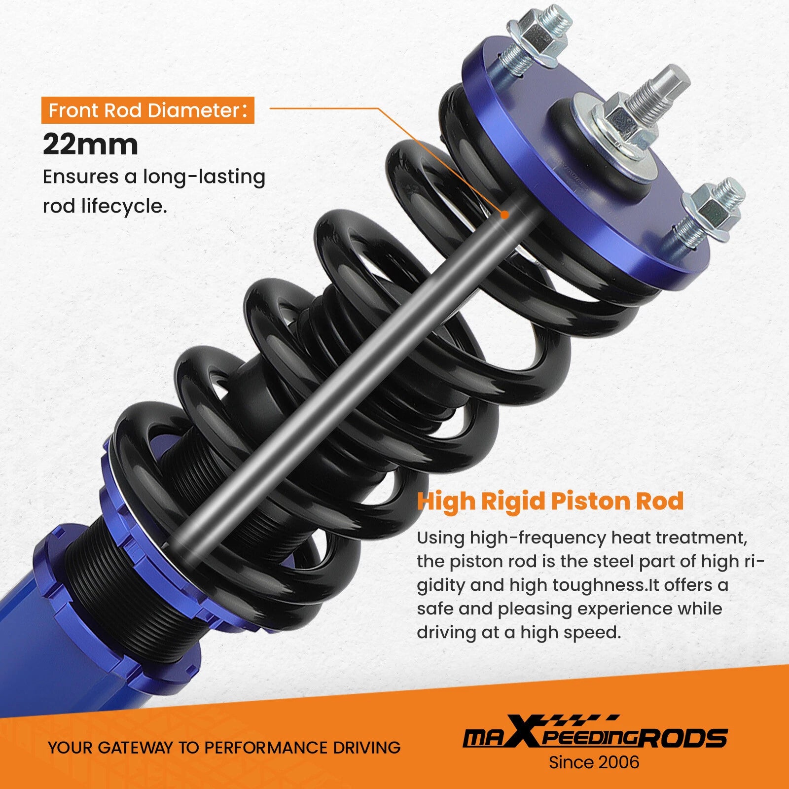 Coilovers and Lower Control Arm Kit for Honda Civic (1992-1995)