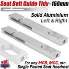 Aluminium Seat Belt Guides for MG MGB MGC Midget Spitfire GT6 TR6 (1962–1980)