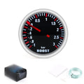 Mechanical Turbocharger Gauge 52mm 12V Racing Pressure Meter 3bar for Vehicles