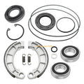 Rear Brake Drum Bearing Seals w/Shoes Kit for Honda Foreman 400 TRX400FW (1995–2003)