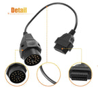 OBD 20-Pin to 16-Pin Diagnostic Tool Adapter Cable for BMW