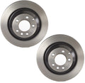 Set of 2 Brembo 358mm Rear Disc Brake Rotors for Audi Q7 (2007–2015) VW Touareg (2004–2010) Cayenne (2003–2010)