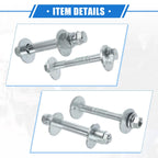 2X Eccentric Alignment Camber Bolt for Toyota Sequoia, Lexus (No. 4840934041)