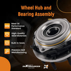 Set of 2 ABS Front Wheel Bearing Hubs for Ford F-250 F-350 (2005–2010) SP940200