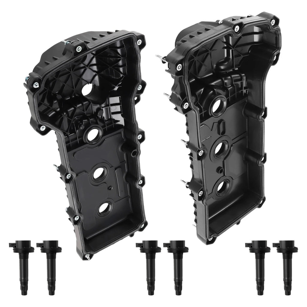 Valve Cover with 6 Ignition Coils for Ford Mustang Edge 3.7L V6 (2011–2017)