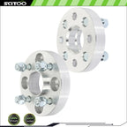 2 Pcs Wheel Spacers 4x100 1" 12x1.5 for Honda Civic, Fit, Mitsubishi Mirage, Lancer