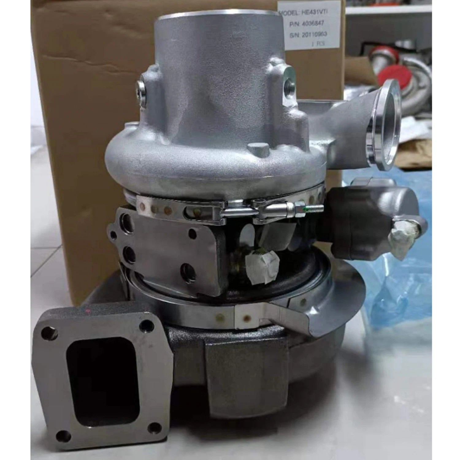 Turbocharger HE431VTi HE431V 4036847 3778554 for Cummins ISM ISX ISB ISL (2000–2023)