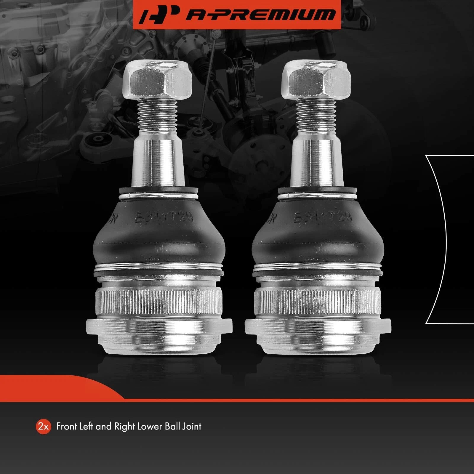 2X Front Lower Ball Joint for Mitsubishi Eclipse (2006-2012) Galant (2004-2011)
