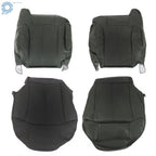 Set of 2 Seat Covers for Chevy Silverado & GMC Sierra (1999–2002) Graphite Leather