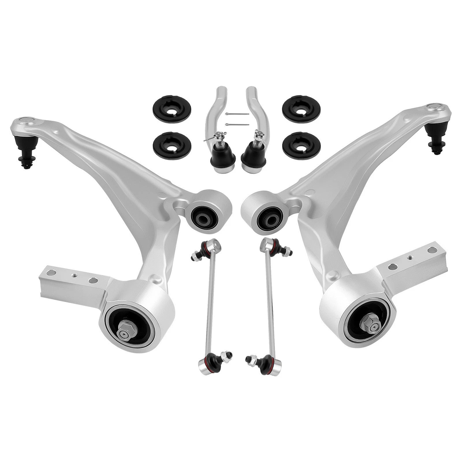 Set of 6 Front Lower Control Arms for Acura MDX/ZDX (2007–2013)