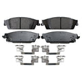 Set of 4 Akebono ProACT Rear Ceramic Slotted Brake Pads for Cadillac Chevrolet GMC