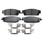 Set of 4 Akebono ProACT Rear Ceramic Slotted Brake Pads for Cadillac Chevrolet GMC