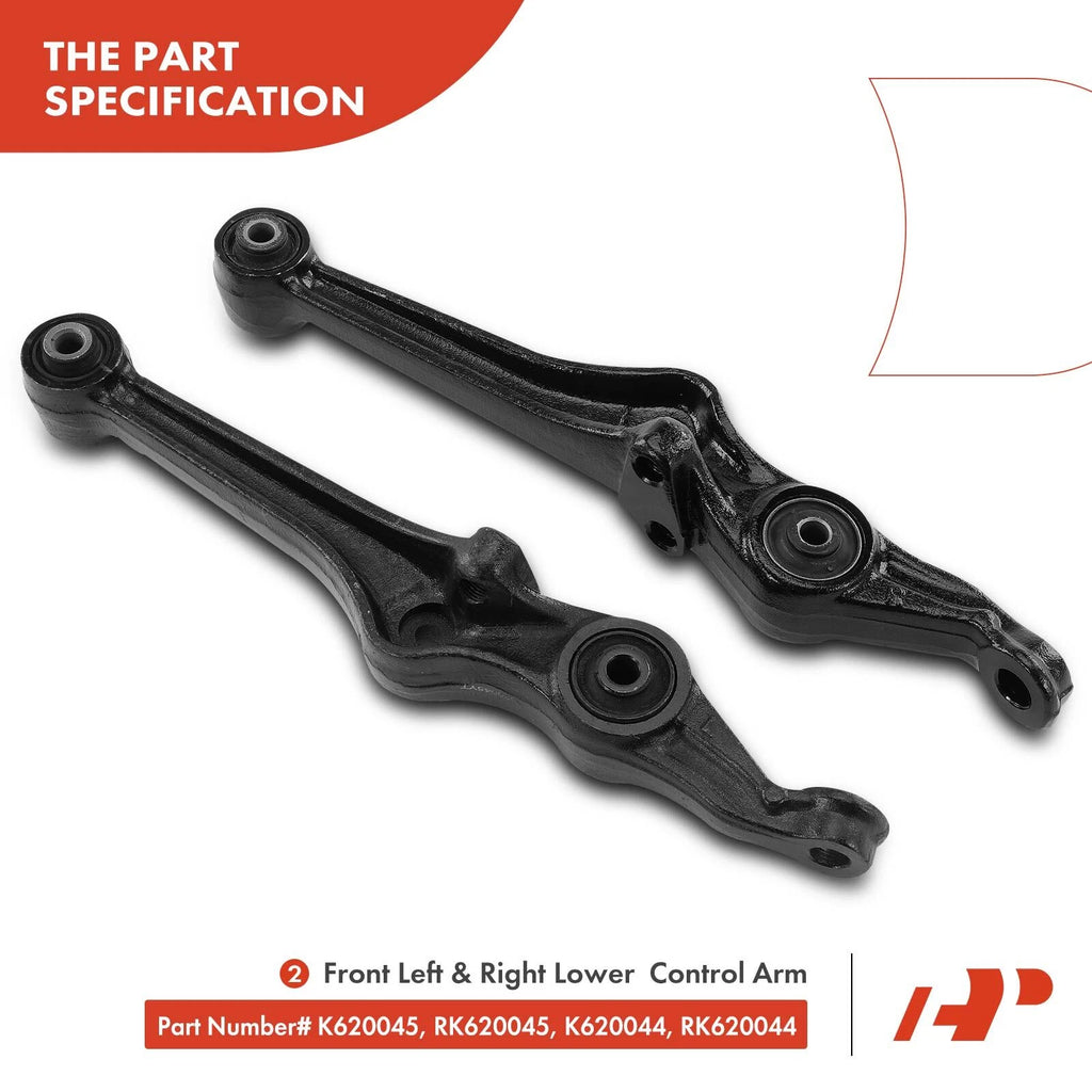Set of 12 Front Control Arm Tie Rod Ends for Honda Accord (1998–2002)