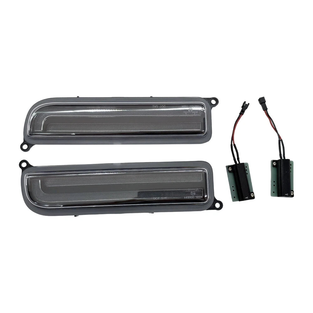 Clear LED Front Corner Turn Signal Parking Light for Jeep Cherokee XJ (1997–2001)