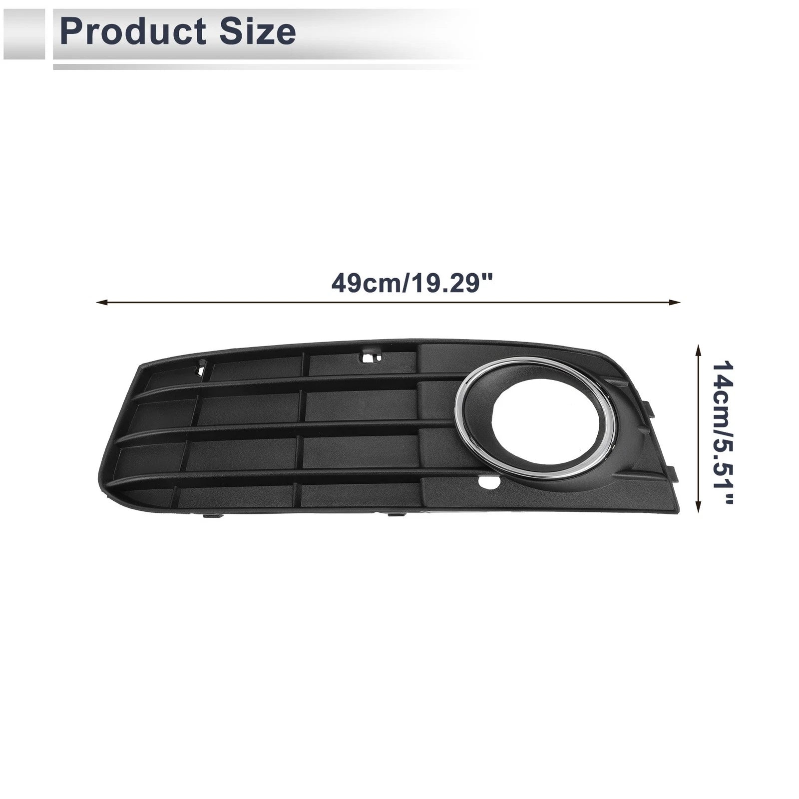 1 Pc Fog Light Grill for Audi A4 (2009–2011) No. 8KD807681