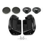Lower Vented Fairing 6.5" Speakers & Light for Harley Touring FLHT FLHX (2014–2024)