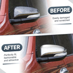 Pair Rearview Mirror Cover Cap Chrome for Toyota Hilux (2015–2020)