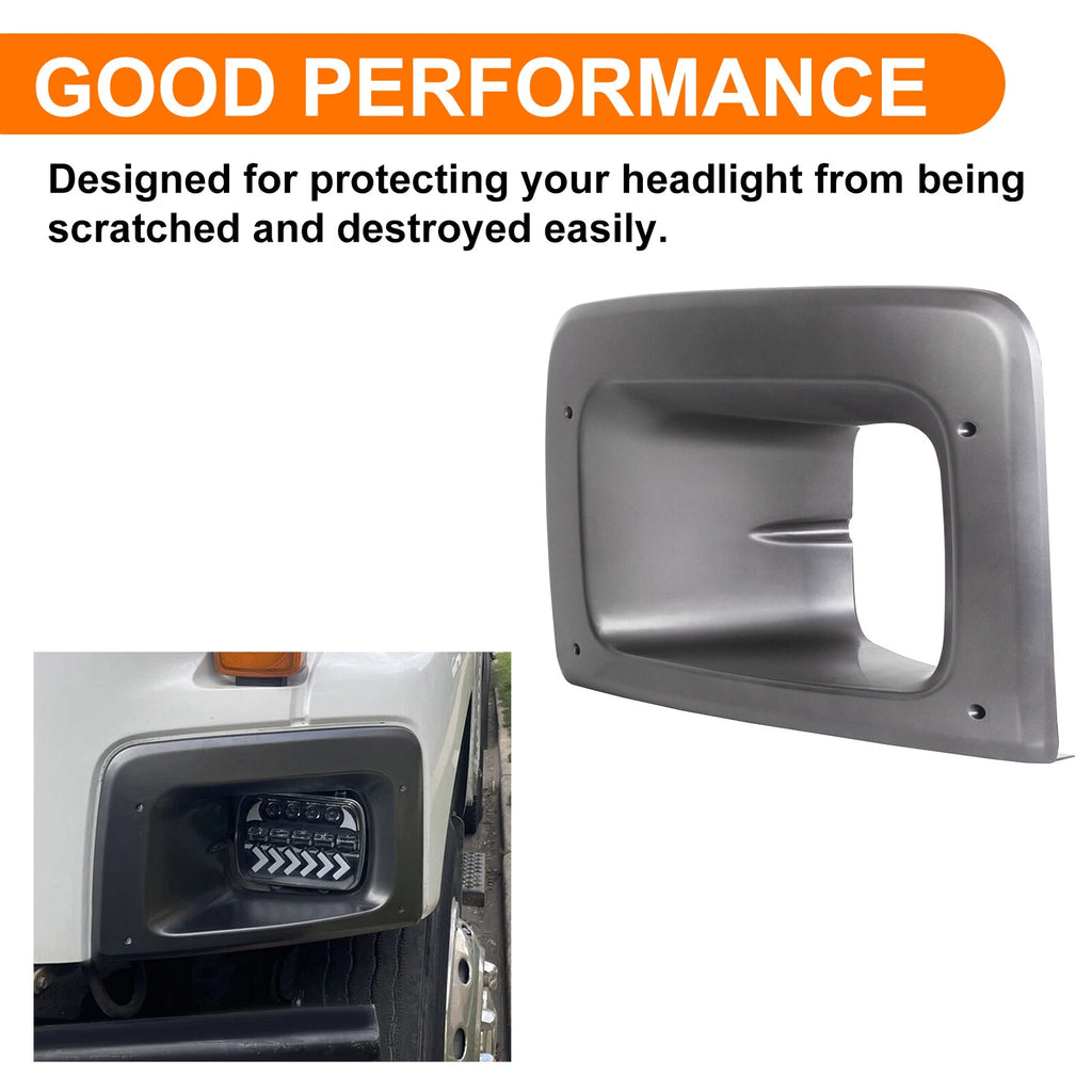 Headlight Bezel Trim Left Driver for Chevrolet C6500 C7500 C8500 (2003–2009)