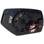 Driver Left Side Heated Mirror Glass for Chevy Silverado 1500 (2007-2018)