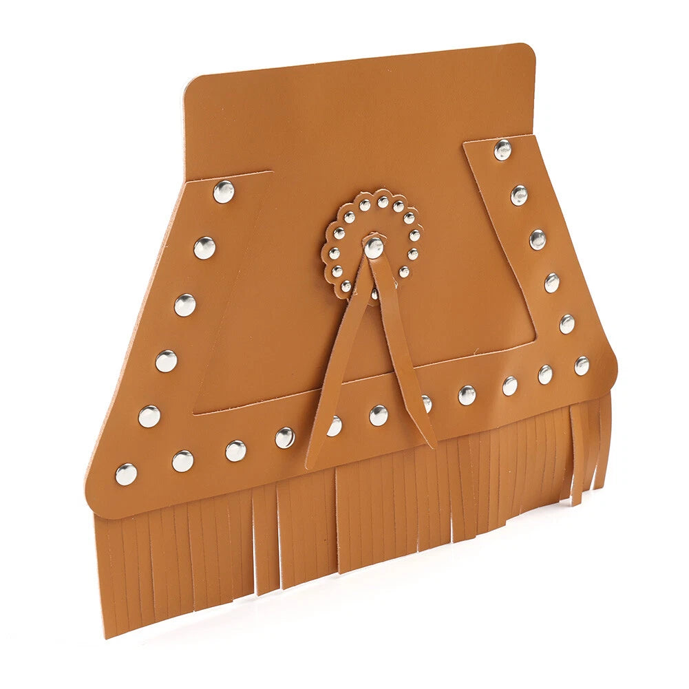 PU Leather Rear Fender Mud Flap Mudguard Cover for Harley