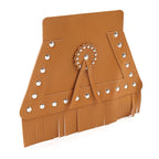 PU Leather Rear Fender Mud Flap Mudguard Cover for Harley