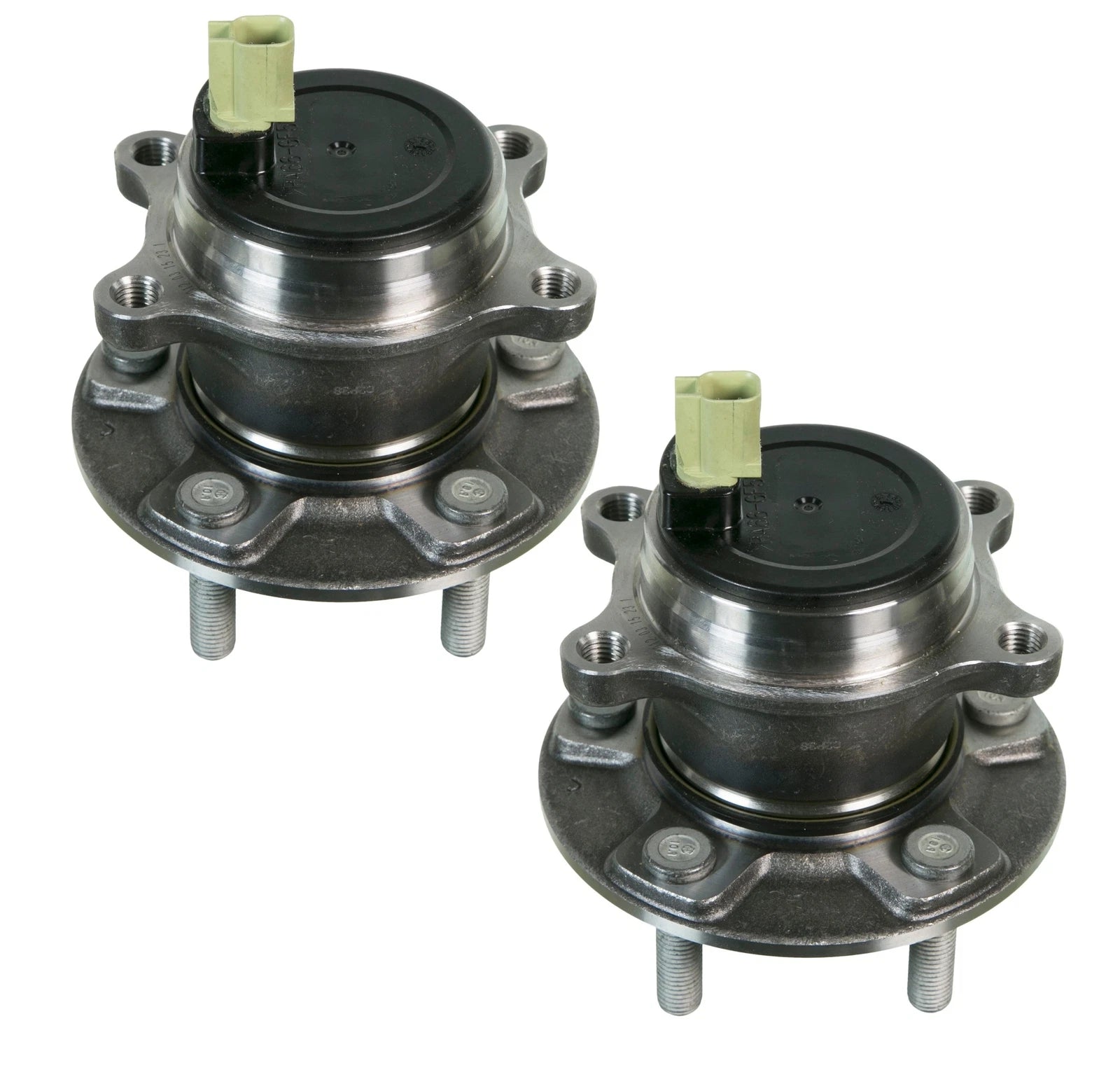 Set of 2 Rear Moog Wheel Bearing Hub Assemblies for Ford Focus (2012–2017)