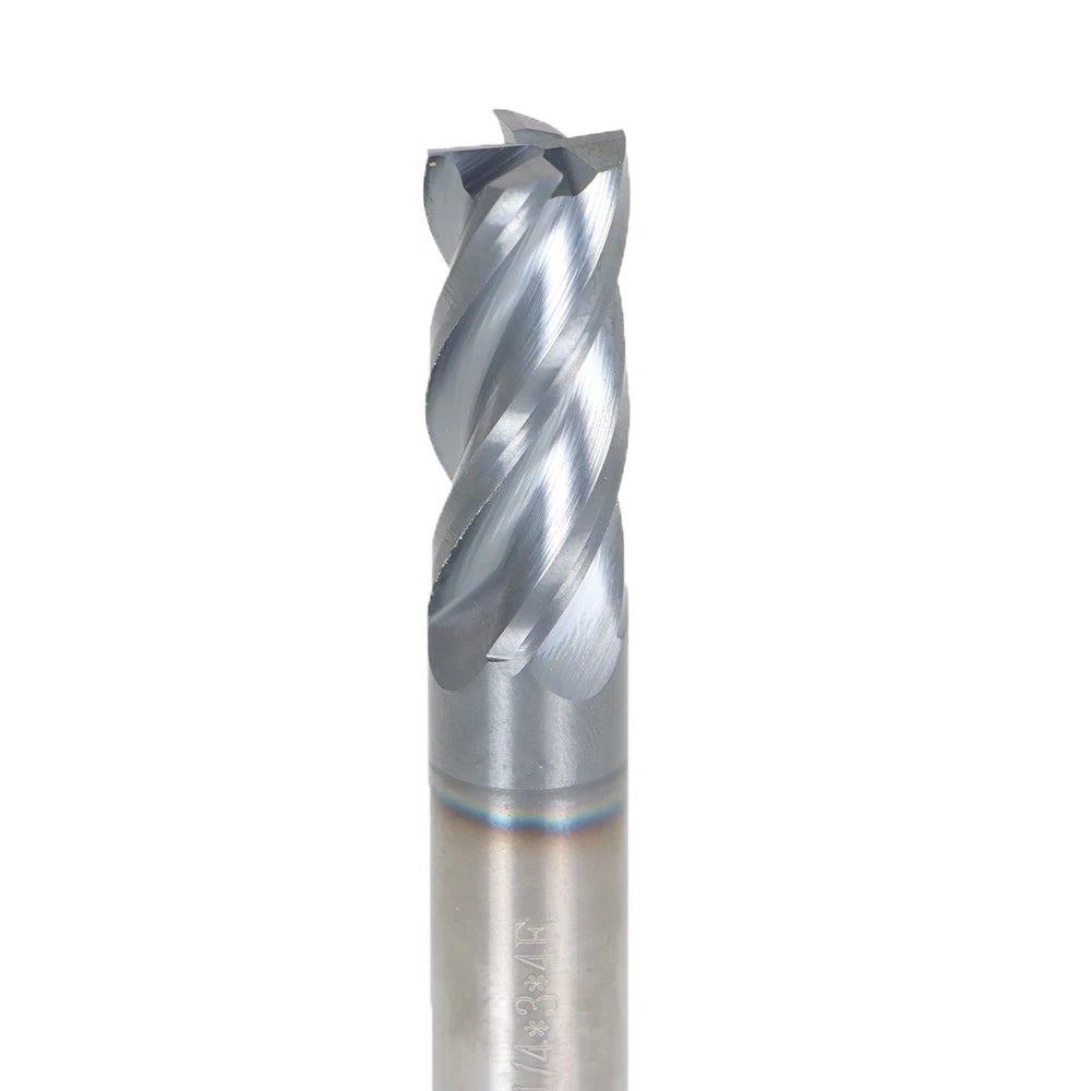 Carbide End Mill 1/2" 4 Flute for Precision Cutting (3" Overall Length)