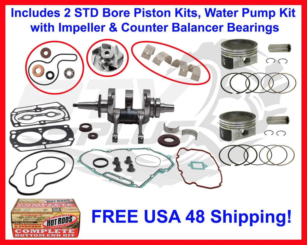Engine Rebuild Kit for Polaris Ranger 700 (2005–2009) - Crank, Pistons