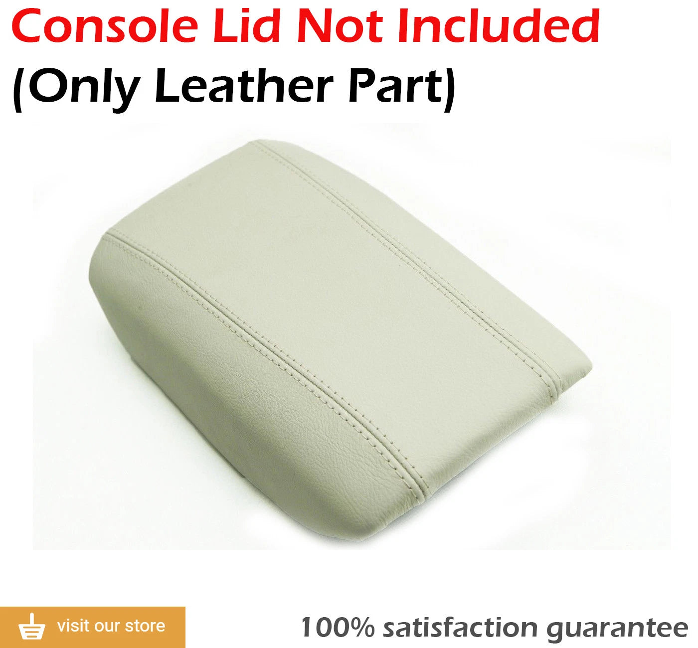 Center Console Armrest Cover for Volvo S80 (1999–2006) Leather Synthetic