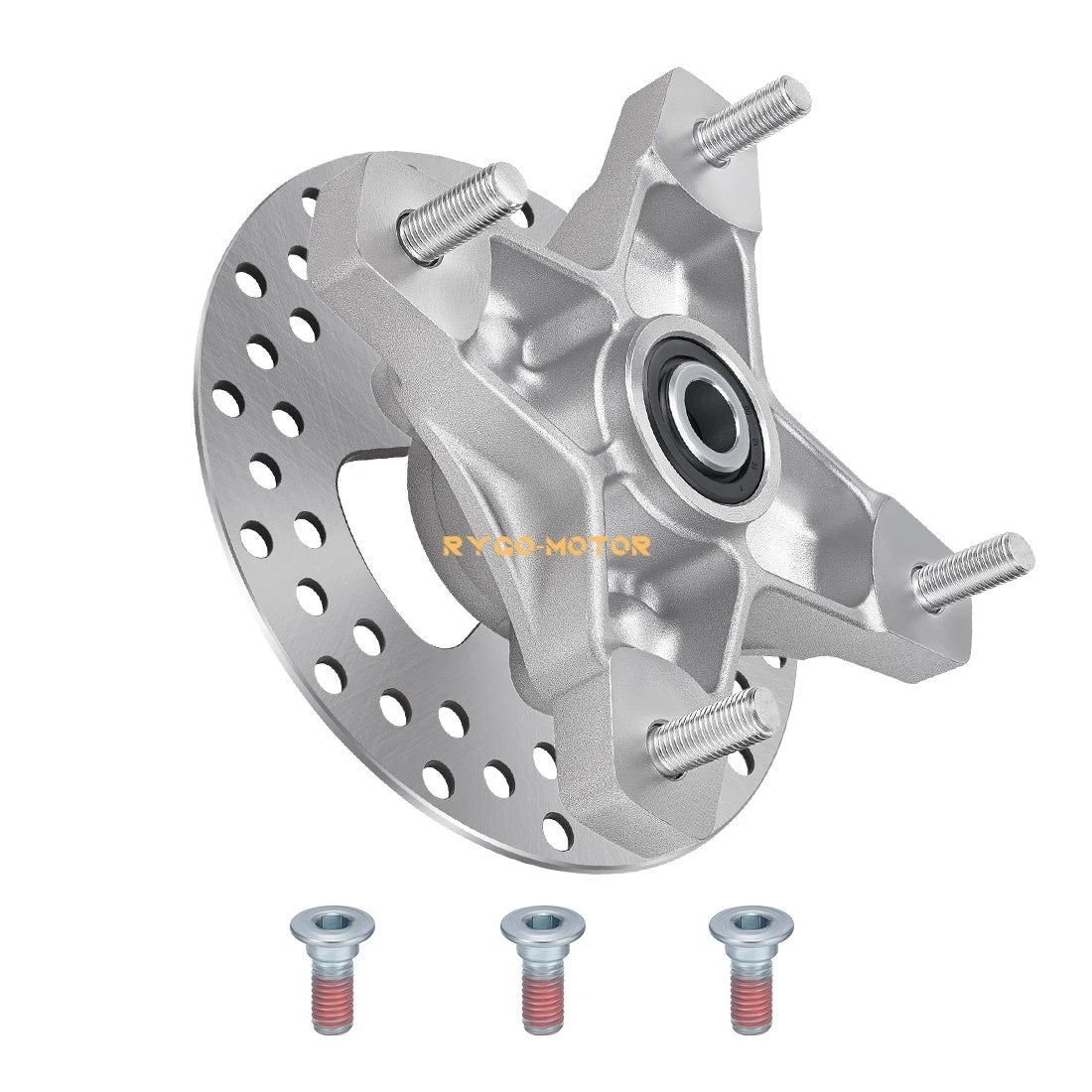 Front Wheel Hub & Brake Disc Rotor Set for Honda TRX250X TRX400X (2009–2014)