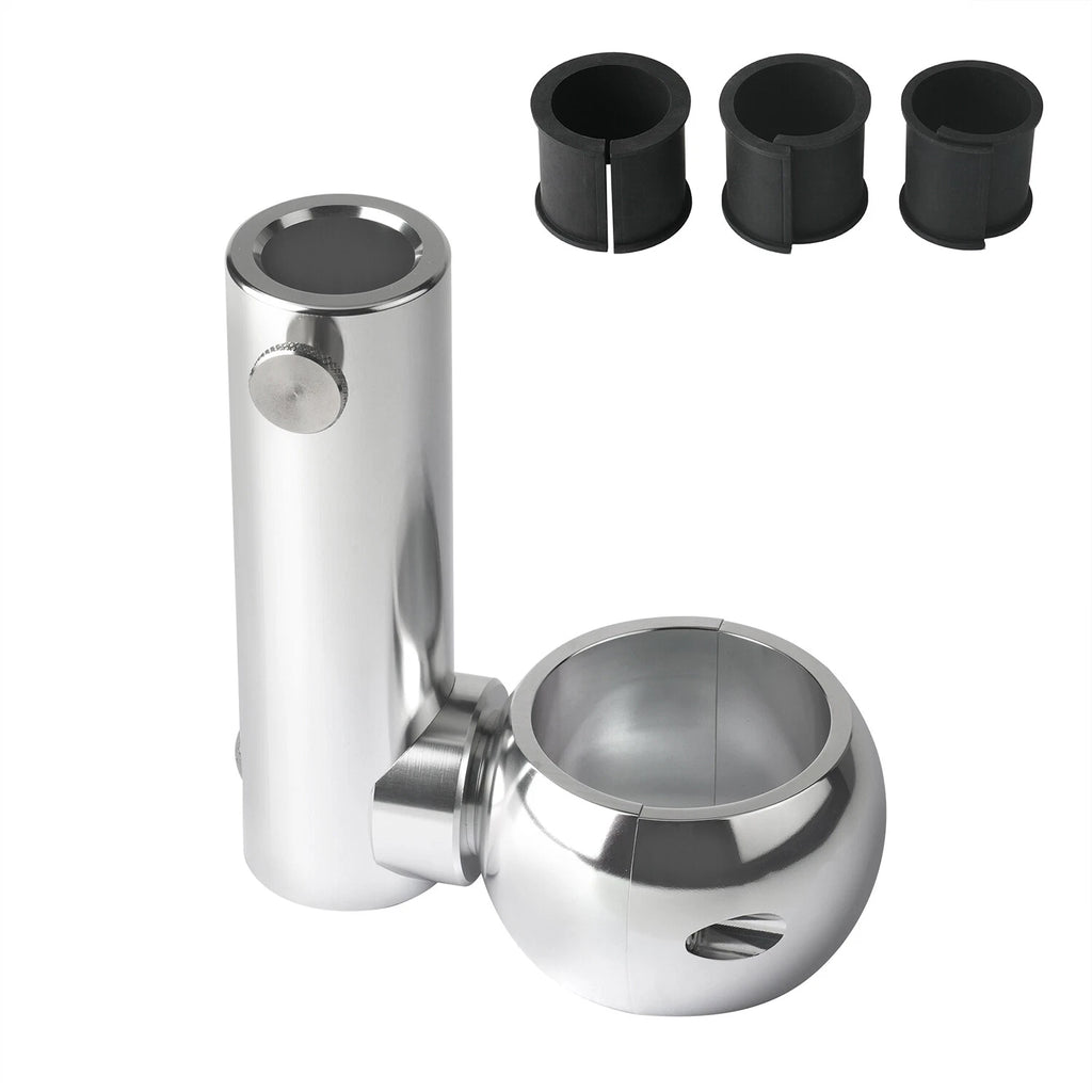 Adjustable Boat Flag Pole Mount Kit for Rail (No Drilling)