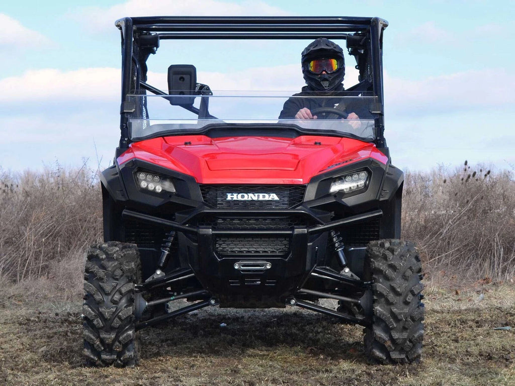 Clear Scratch Resistant Half Windshield for Honda Pioneer 1000 (2016–2023)