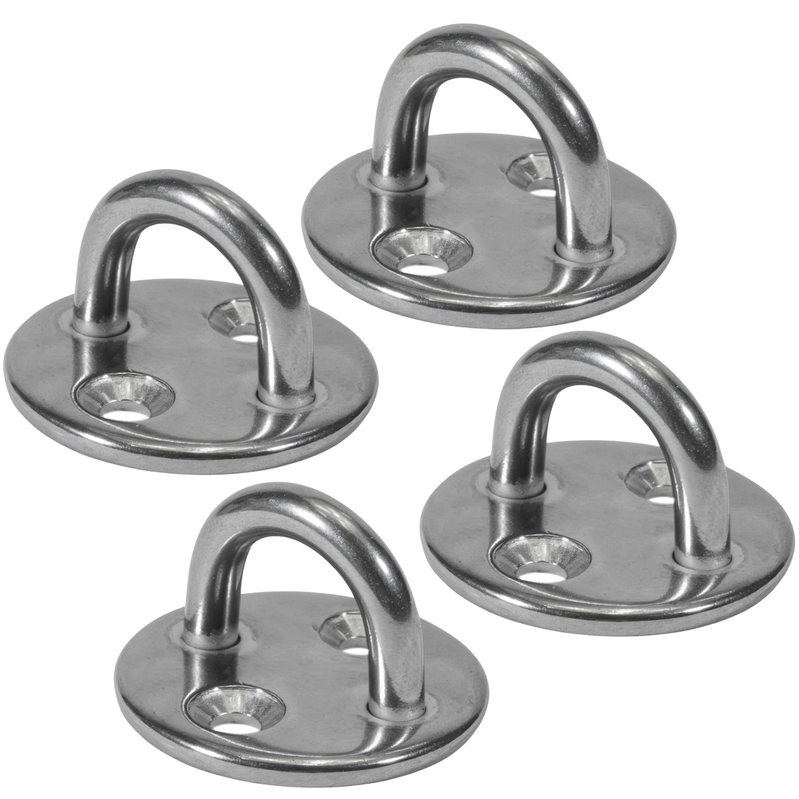 Set of 4 Round Pad Eyes for Heavy Duty Applications (FO2101-M4)