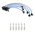 NGK Wire Set & 6 Laser Iridium Spark Plugs for Ford Explorer Ranger (2000–2010)