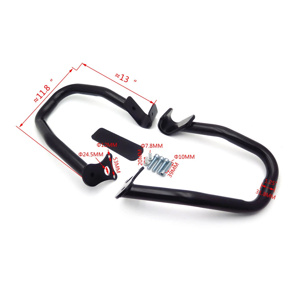 Engine Guard Crash Bar Kit for Indian Scout (2015–2018) Scout Sixty, Black