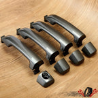 Set of Gray Painted Door Handles for Toyota Tundra Sequoia (2011–2019)