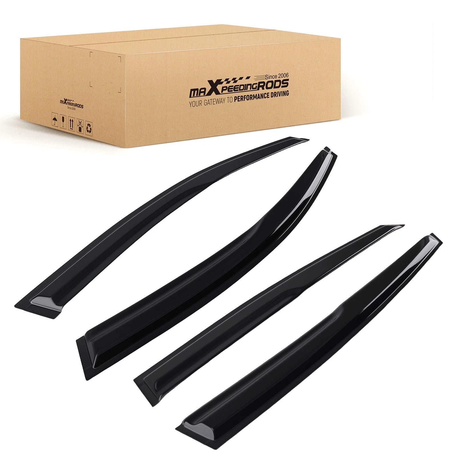 Window Rain Guards Visor Vent for Kia Optima (2011–2015)