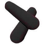 Leather Synthetic Armrest Cover for Honda Element (2005–2011) Black Red Stitch