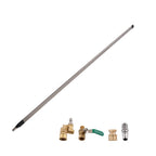 Radiator Flush Cleaning Wand Stainless Steel for Car and Truck (39.4–in)