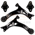 Set of 4 Front Lower Control Arms with Ball Joints for Toyota Corolla (2003–2013)