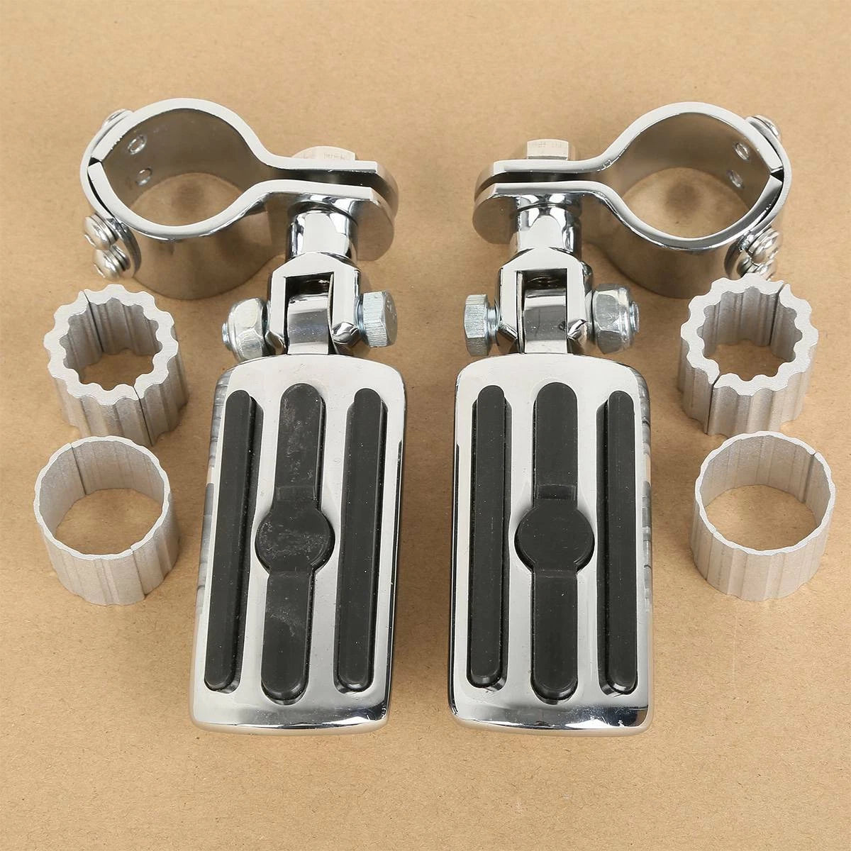 Adjustable Footpeg Clamps for Harley Electra Road Glide (22mm 25mm 32mm 35mm)