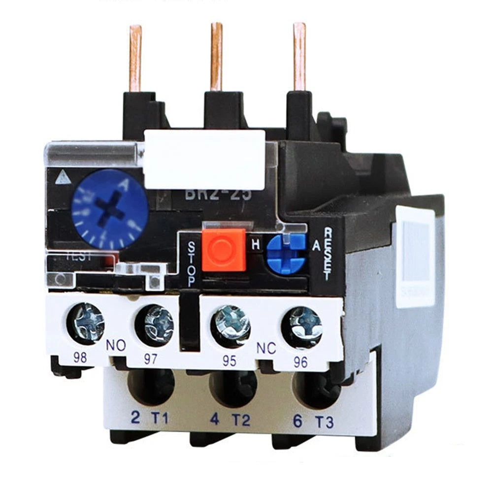 Thermal Relay JR2-25 for Motor Protection (0.63A-10A)